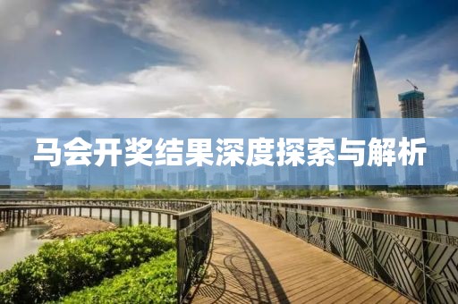 马会开奖结果深度探索与解析