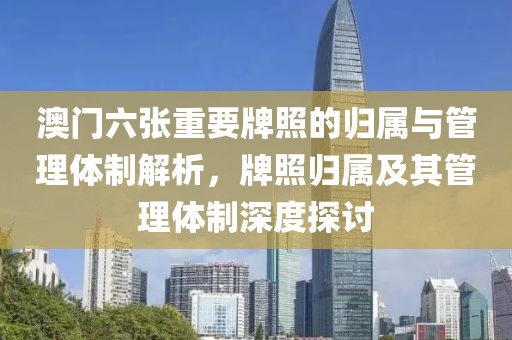 澳门六张重要牌照的归属与管理体制解析，牌照归属及其管理体制深度探讨