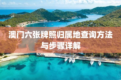澳门六张牌照归属地查询方法与步骤详解