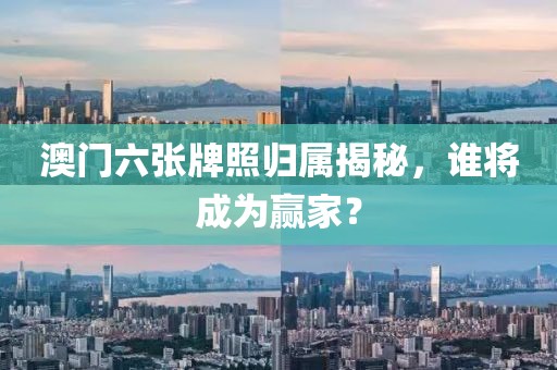 澳门六张牌照归属揭秘，谁将成为赢家？