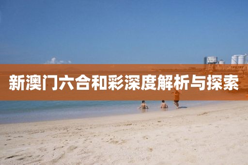 新澳门六合和彩深度解析与探索
