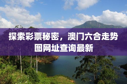 探索彩票秘密，澳门六合走势图网址查询最新
