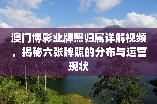 澳门博彩业牌照归属详解视频，揭秘六张牌照的分布与运营现状