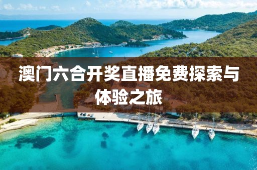 澳门六合开奖直播免费探索与体验之旅