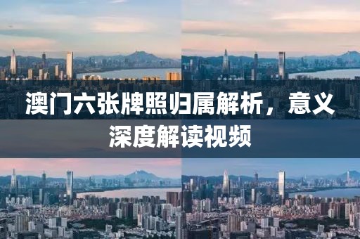 澳门六张牌照归属解析，意义深度解读视频