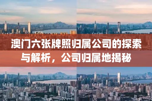 澳门六张牌照归属公司的探索与解析，公司归属地揭秘