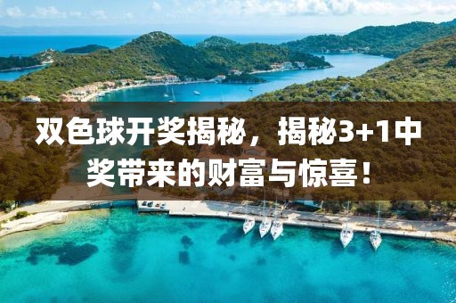 双色球开奖揭秘，揭秘3+1中奖带来的财富与惊喜！