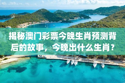 揭秘澳门彩票今晚生肖预测背后的故事，今晚出什么生肖？