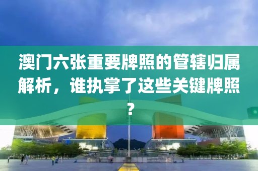 澳门六张重要牌照的管辖归属解析，谁执掌了这些关键牌照？