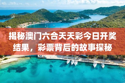 揭秘澳门六合天天彩今日开奖结果，彩票背后的故事探秘