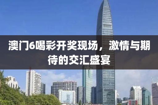 澳门6喝彩开奖现场，激情与期待的交汇盛宴