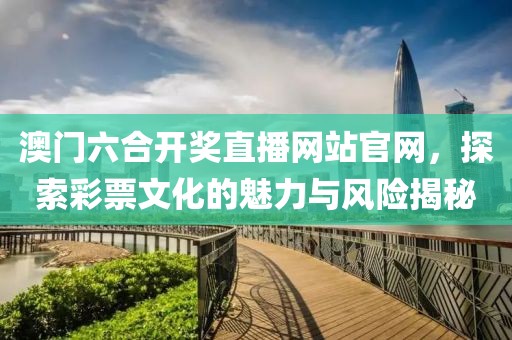 澳门六合开奖直播网站官网，探索彩票文化的魅力与风险揭秘