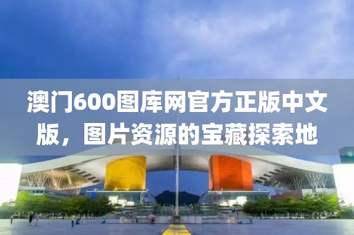 澳门600图库网官方正版中文版，图片资源的宝藏探索地